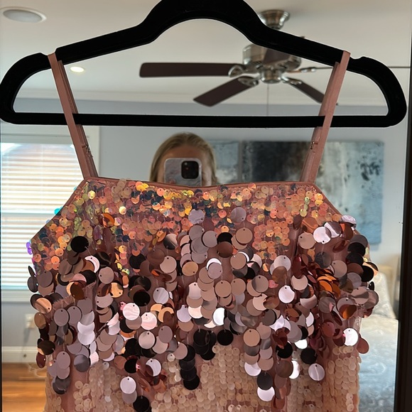 Pink 12th Tribe Emmy Sequin Dress - Picture 5 of 6